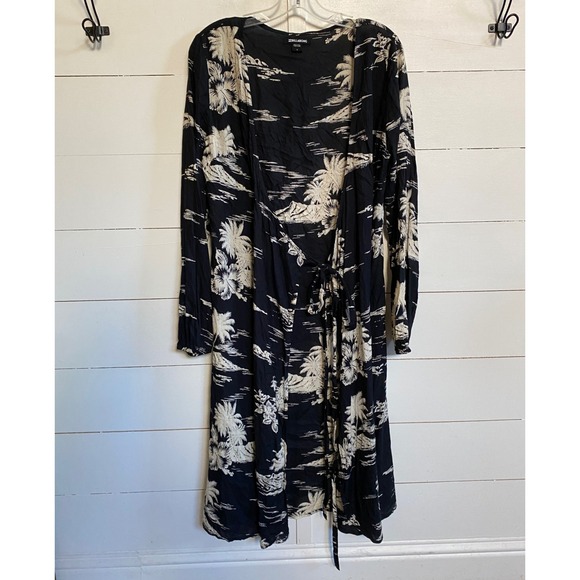 Billabong Faraway Island Wrap dress Swim Coverup - Black Sands 10 - NWOT - Picture 5 of 13